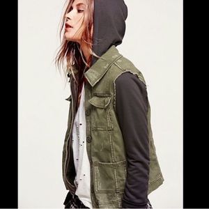 Free People Military Jacket